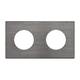 Рамка 2-местная алюминиевая Arlight FRM-PRESTO-ALR-2-GR 043874, изображение 2