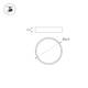 Насадка Arlight LGD-ARTIFACT-OVAL-LENS-R65 (BK) (Металл) 057148, изображение 2