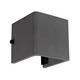Уличный настенный светильник Arlight LGD-PERAN-WALL-S120x120-6W Warm3000 (BK, 0-80 deg, 230V) (IP65