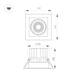 Встраиваемый карданный светильник Arlight MS-VORTEX-BUILT-S117x117-20W Day4000 (WH-WH, 40 deg, 230V), изображение 3