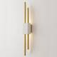 Настенный светильник Crystal Lux CARTA AP6W LED WHITE/BRASS, изображение 4