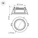 Встраиваемый светодиодный светильник Arlight LT-R96WH 6W Day White 014928, изображение 5