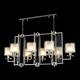 Подвесная люстра Crystal Lux Nicolas SP8 L1000 Nickel/White, изображение 2