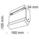 Трековый светодиодный светильник Maytoni Track lamps TR013-2-10W3K-B, изображение 2