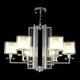 Подвесная люстра Crystal Lux Nicolas SP-PL6 Nickel/White, изображение 2
