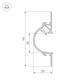 Профиль с боковым свечением Arlight ARH-Ceil-Reflect-2000 White 034982, изображение 2