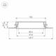 Встраиваемый профиль Arlight SL-Linia97-Fantom-2000 Anod 034987, изображение 2