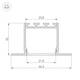 Профиль Arlight PLS-Lock-H25-FM-2000 White 033134, изображение 2