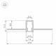 Встраиваемый профиль Arlight SL-Linia8-Fantom-2000 Anod 034986, изображение 2