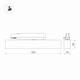Трековый светильник Arlight LGD-FLAT-4TR-S605-25W Day4000 033696(1), изображение 2