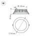 Встраиваемый светодиодный светильник Arlight LTD-145WH-Frost-16W White 110deg 021493, изображение 4