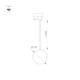 Трековый светодиодный светильник Arlight LGD-Emisfero-Track-Hang-4TR-R150-11W Warm3000 035940, изображение 2