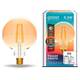 Лампа светодиодная диммируемая филаментная Gauss Smart Home Filament E27 6,5W 2000-5500K золотистая 1340112, изображение 2