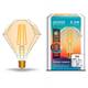Лампа светодиодная диммируемая филаментная Gauss Smart Home Filament Diamond E27 6,5W 2000-5500K золотистая 1370112, изображение 2