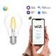 Лампа светодиодная диммируемая филаментная Gauss Smart Home Filament E27 6,5W 2000-6500K прозрачная 1220112, изображение 3