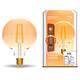 Лампа светодиодная диммируемая филаментная Gauss Smart Home Filament E27 7W 2500K золотистая 1320112, изображение 2