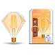 Лампа светодиодная диммируемая филаментная Gauss Smart Home Filament Diamond E27 7W 2500K золотистая 1350112, изображение 2