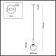 Подвесной светильник Odeon Light Pendant Okia 4668/1, изображение 2