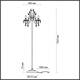Торшер Odeon Light Hall Versia 4977/3F, изображение 2