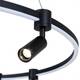 Подвесная светодиодная люстра Arte Lamp Ring A2186SP-1BK, изображение 2
