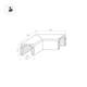 Коннектор L-образный внешний Arlight Mag-Orient-Con-2620-L90 037322, изображение 2