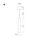 Подвесной светодиодный светильник Arlight SP-Pipe-Hang-L600-R30-9W Warm3000 038646, изображение 2