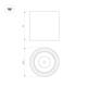 Потолочный светодиодный светильник Arlight SP-Salt-R75-8W Day4000 039380, изображение 2