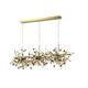 Подвесная люстра Crystal Lux GARDEN SP3х3 L1200 GOLD