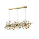 Подвесная люстра Crystal Lux GARDEN SP3х3 L1200 GOLD, изображение 2