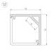 Профиль Arlight SL-Kant-H16-2000 White 037117, изображение 3