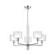 Подвесная люстра Crystal Lux Maestro SP-PL5 Chrome, изображение 3