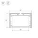 Профиль с экраном Arlight SL-LINE-4932-2500 WHITE+OPAL 036304, изображение 2
