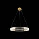 Подвесной светодиодный светильник Loft IT Crystal ring 10135/600 Gold, изображение 3