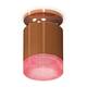 Комплект накладного светильника Ambrella light Techno Spot XS7404142 SCF/PPG/PI кофе песок/золото розовое полированное/розовый (N7930, C7404, N7193)