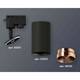 Комплект трекового светильника Ambrella light Track System XT6323065 SBK/PPG черный песок/золото розовое полированное (A2521, C6323, N6135), изображение 2