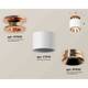 Комплект накладного светильника Ambrella light Techno Spot XS7510140 SWH/PPG белый песок/золото розовое полированное (N7930, C7510, N7035), изображение 3