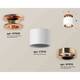 Комплект накладного светильника Ambrella light Techno Spot XS7510141 SWH/PPG белый песок/золото розовое полированное (N7930, C7510, N7015), изображение 3