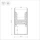 Встраиваемый профиль Arlight ARH-FLOOR27-H28-2000 039471, изображение 2