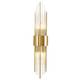 Настенный светильник Crystal Lux Atento AP2 Brass/Transparente