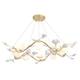 Подвесная люстра Crystal Lux Colibri SP10 Gold, изображение 6