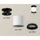 Комплект накладного светильника Ambrella light Techno Spot XS7401080 SWH/PBK/SBK белый песок/черный полированный/черный песок (N7926, C7401, N7021), изображение 3