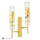Бра Crystal Lux Primavera AP2 Gold, изображение 3