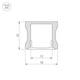 Профиль с рассеивателем Arlight ALU-SLIM-H15-2000 ANOD+FROST 018246, изображение 2