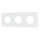 Рамка стеклянная на 3 поста Arlight FRM-GLARE-GC-3-WH 043838