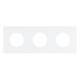 Рамка стеклянная на 3 поста Arlight FRM-GLARE-GC-3-WH 043838, изображение 2