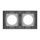 Рамка стеклянная на 2 поста Arlight FRM-GLARE-GC-2-GR 043837, изображение 3