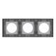 Рамка стеклянная на 3 поста Arlight FRM-GLARE-GC-3-GR 043840, изображение 3