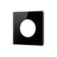 Рамка стеклянная на 1 пост Arlight FRM-GLARE-GC-1-BK 043833