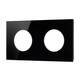 Рамка стеклянная на 2 поста Arlight FRM-GLARE-GC-2-BK 043836