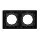 Рамка стеклянная на 2 поста Arlight FRM-GLARE-GC-2-BK 043836, изображение 3
